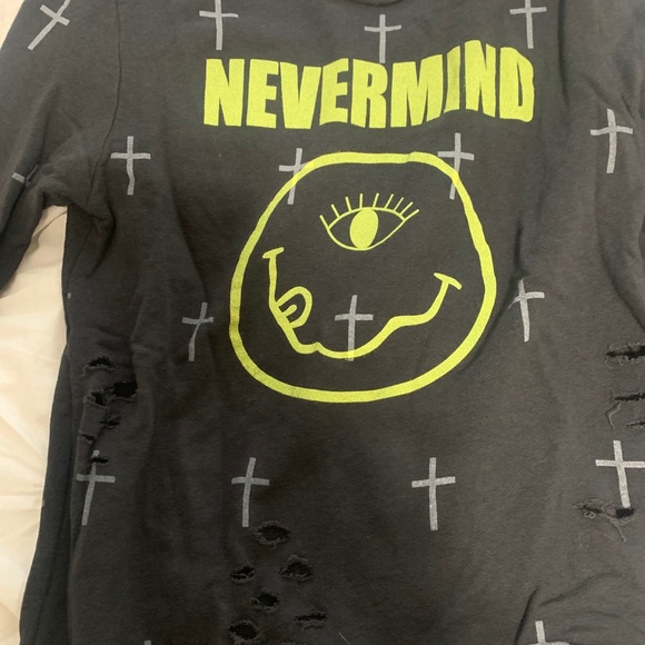 Distressed Sweatshirt - Size Small - Picture 3 of 3